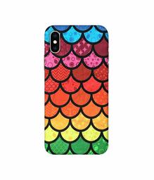 Amazon Brand - Solimo Designer Multicolor Pattern 3D Printed Hard Back Case Mobile Cover for Apple iPhone Xs Max