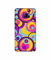 Amazon Brand - Solimo Designer Multicolor Circle 3D Printed Hard Back Case Mobile Cover for HTC U Ultra