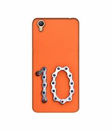 Amazon Brand - Solimo Designer Number Ten 3D Printed Hard Back Case Mobile Cover for Oppo A37