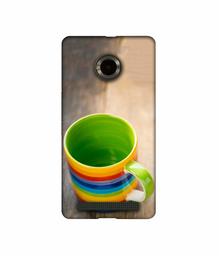 Amazon Brand - Solimo Designer Multicolor Cup 3D Printed Hard Back Case Mobile Cover for Micromax YU Yuphoria AQ5010 / AO5010