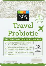 365 Everyday Value, Travel Probiotic 5 Billion Viable Cells, 15 ct