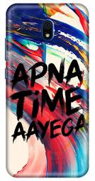 Amazon Brand - Solimo Designer Apna Time Ayega Design 3D Printed Hard Back Case Mobile Cover for Xiaomi Redmi 8A