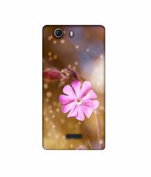 Amazon Brand - Solimo Designer Pink Flower 3D Printed Hard Back Case Mobile Cover for Micromax Canvas Nitro 2 E311