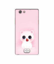 Amazon Brand - Solimo Designer Kitty UV Printed Soft Back Case Mobile Cover for Oppo Neo 5 (2015)