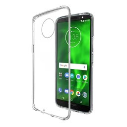 Amazon Brand - Solimo Mobile Cover (Soft & Flexible Back Case) for Moto G6 (Transparent)