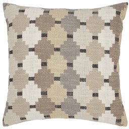 Amazon Brand – Stone & Beam Southwestern Diamond Patterned Decorative Throw Pillow, 17