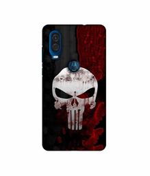 Amazon Brand - Solimo Designer Punisher Skull 3D Printed Hard Back Case Mobile Cover for Motorola One Vision