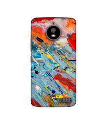 Amazon Brand - Solimo Designer Colour Texture 3D Printed Hard Back Case Mobile Cover for Motorola Moto E4