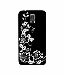 Amazon Brand - Solimo Designer Flower 3D Printed Hard Back Case Mobile Cover for Samsung Galaxy S5 i9600