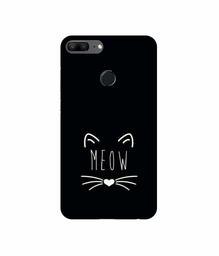 Amazon Brand - Solimo Designer Meow UV Printed Soft Back Case Mobile Cover for Huawei Honor 9 Lite