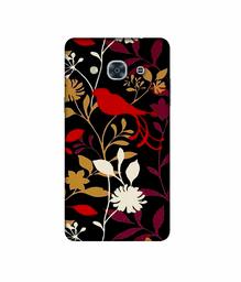 Amazon Brand - Solimo Designer Flower Bunch Pain On Cloth 3D Printed Hard Back Case Mobile Cover for Samsung Galaxy J3 Pro