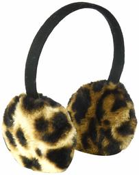 Amazon Essentials Faux Fur Ear Muffs cold-weather-earmuffs, leopard, One Size