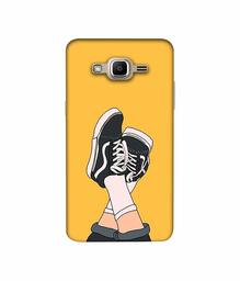 Amazon Brand - Solimo Designer Boy Shoes Pattern 3D Printed Hard Back Case Mobile Cover for Samsung Galaxy J2 Prime