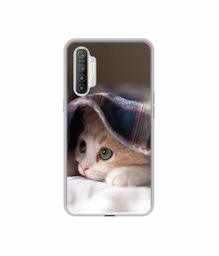 Amazon Brand - Solimo Designer Sleepy Kitten UV Printed Soft Back Case Mobile Cover for Realme XT