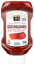 365 Everyday Value, Spicy Korean Style Gochujang Ketchup, 20 oz