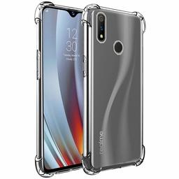 Amazon Brand - Solimo Mobile Cover (Soft & Flexible Back case) for Realme 3 Pro (Transparent)