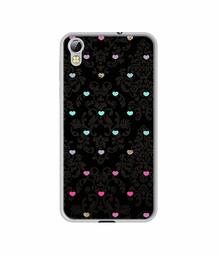 Amazon Brand - Solimo Designer Heart Texture UV Printed Soft Back Case Mobile Cover for Techno i3