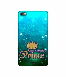 Amazon Brand - Solimo Designer Mummy & Daddy's Prince 3D Printed Hard Back Case Mobile Cover for Micromax Canvas Sliver 5 Q450