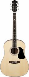 AmazonBasics Beginner Acoustic Guitar with Strings, Picks, Tuner, Strap, and Case - 41-Inch, Spruce and Basswood