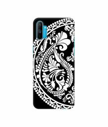 Amazon Brand - Solimo Designer Half Circle Rangoli 3D Printed Hard Back Case Mobile Cover for Realme C3