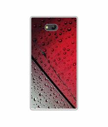 Amazon Brand - Solimo Designer Water Drop On Glass UV Printed Soft Back Case Mobile Cover for Lyf Wind 4