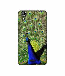 Amazon Brand - Solimo Designer Peacock 3D Printed Hard Back Case Mobile Cover for Micromax Canvas Selfie 2 Q340