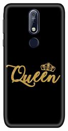 Amazon Brand - Solimo Designer Queen 3D Printed Hard Back Case Mobile Cover for Nokia 7.1