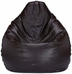 Amazon Brand - Solimo XXL Bean Bag Cover Without Beans (Brown)