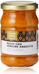 Marque Amazon - Wickedly Prime Pesto aux Légumes Rôtis 190 g