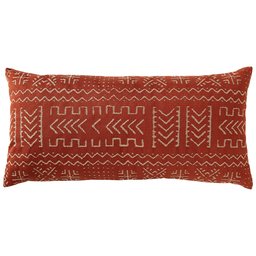 Amazon Brand – Rivet Mudcloth-Inspired Decorative Throw Pillow, 12