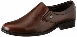 Nubeno Men's Brown Leather Formal Shoes-8 UK (42 EU) (40601)