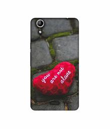 Amazon Brand - Solimo Designer You are Not Alone 3D Printed Hard Back Case Mobile Cover for Micromax Canvas Selfie 2 Q340