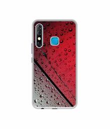 Amazon Brand - Solimo Designer Water Drop On Glass UV Printed Soft Back Case Mobile Cover for Infinix Hot 8