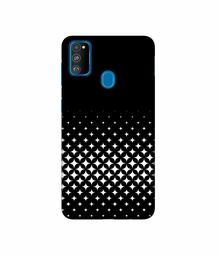 Amazon Brand - Solimo Designer Small Squre Pattern 3D Printed Hard Back Case Mobile Cover for Samsung Galaxy M21 / M30s