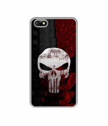 Amazon Brand - Solimo Designer Punisher Skull UV Printed Soft Back Case Mobile Cover for Huawei Honor 4X