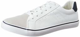 Amazon Brand - Symbol Men's White Synthetic Sneakers-11 UK/India (45 EU) (AZ-YS-149A)