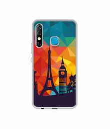 Amazon Brand - Solimo Designer Colored Paris UV Printed Soft Back Case Mobile Cover for Infinix Hot 8