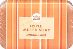 Whole Foods Market, Sandalwood Triple Milled Soap, 8 Ounce