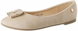 Flavia Women's Beige Ballet Flats-5 UK (37 EU) (6 US) (FL-924/BGE)