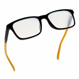 Gomatta Blue Light Blocking Glasses BluErase Lens TR90 Frame Anti Eyestrain Anti-UV Computer/Gaming/TV/Phones Glasses for Kids(Black)