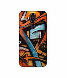 Amazon Brand - Solimo Designer Painting 3D Printed Hard Back Case Mobile Cover for Nokia 8.1