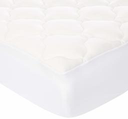 AmazonBasics Conscious Series Cool-Touch Rayon Bamboo Mattress Topper