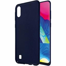 Amazon Brand - Solimo Mobile Cover (Soft & Flexible Back case) for Samsung Galaxy M10 (Blue)