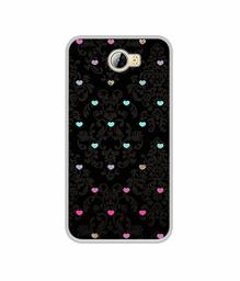 Amazon Brand - Solimo Designer Heart Texture UV Printed Soft Back Case Mobile Cover for Huawei Honor Bee 4G