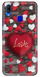 Amazon Brand - Solimo Designer Heart Design 3D Printed Hard Back Case Mobile Cover for Vivo Y93