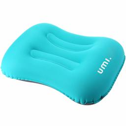 UMI. Essentials - Almohada de Camping Inflable Ultraligera con Bolsa de Transporte (Azul)