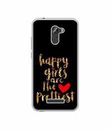 Amazon Brand - Solimo Designer Happy Girls are The Prettiest UV Printed Soft Back Case Mobile Cover for Gionee X1S