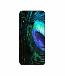 Amazon Brand - Solimo Designer Peacock Feather 3D Printed Hard Back Case Mobile Cover for Honor 10 Lite