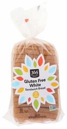 365 by Whole Foods Market, Sandwich Bread, Gluten Free White (17 Slices), 20 Ounce