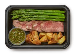 Amazon Kitchen, Flat Iron Beef Steak And Salsa Verde, 11 oz